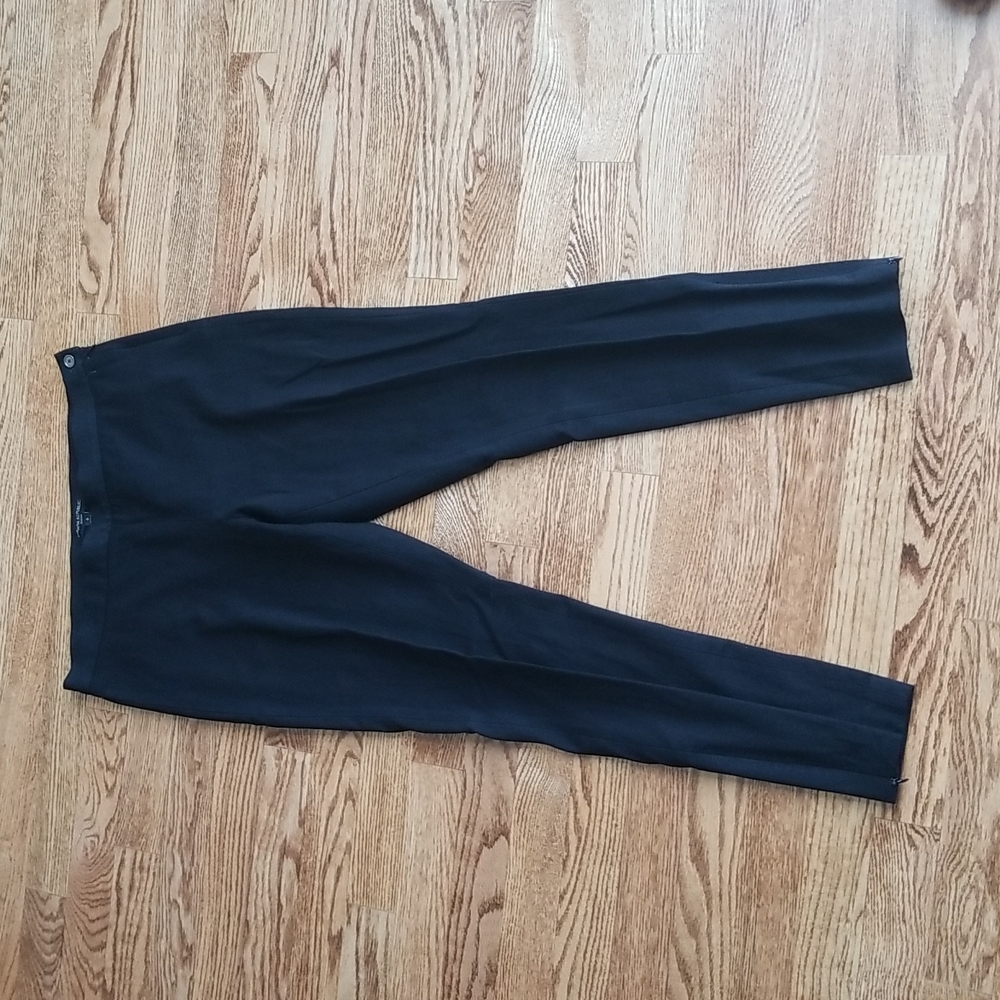 (6) Banana Republic Sloan Black Skinny Fit Ankle/CroppedViscose Blend Pants